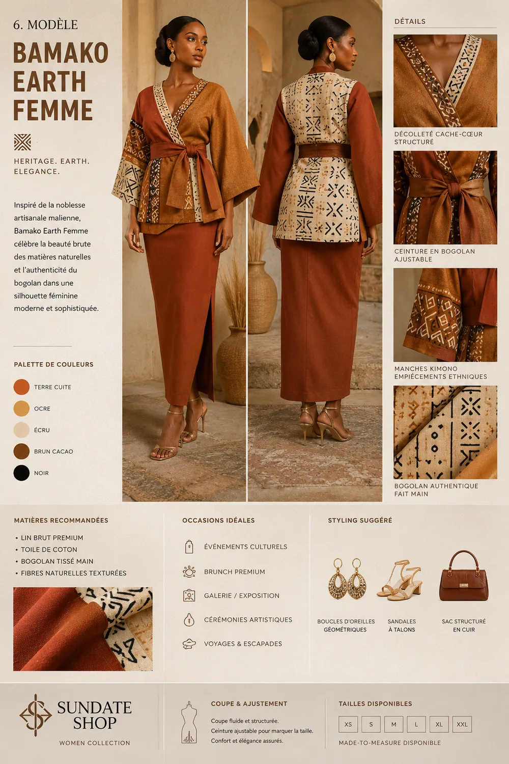 Bamako Earth Femme — Sundate Shop
