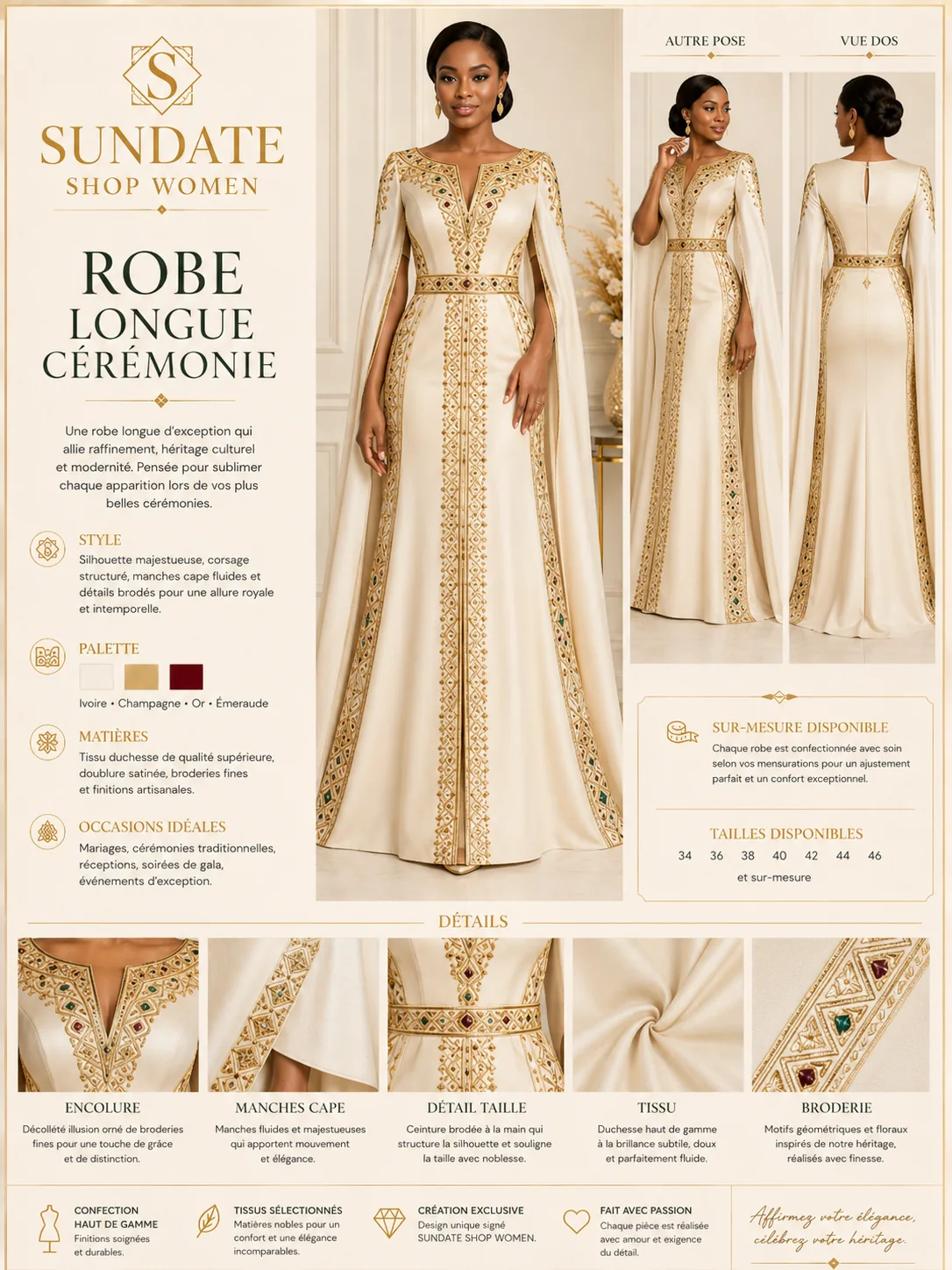 Robe Longue Cérémonie — SC-018