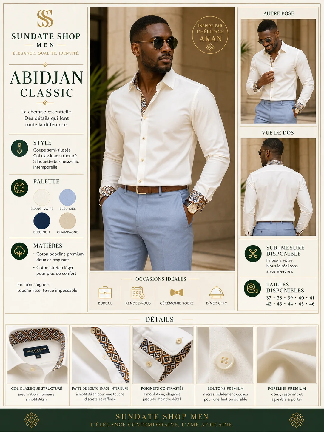 Élégance contemporaine âme africaine — SC-069