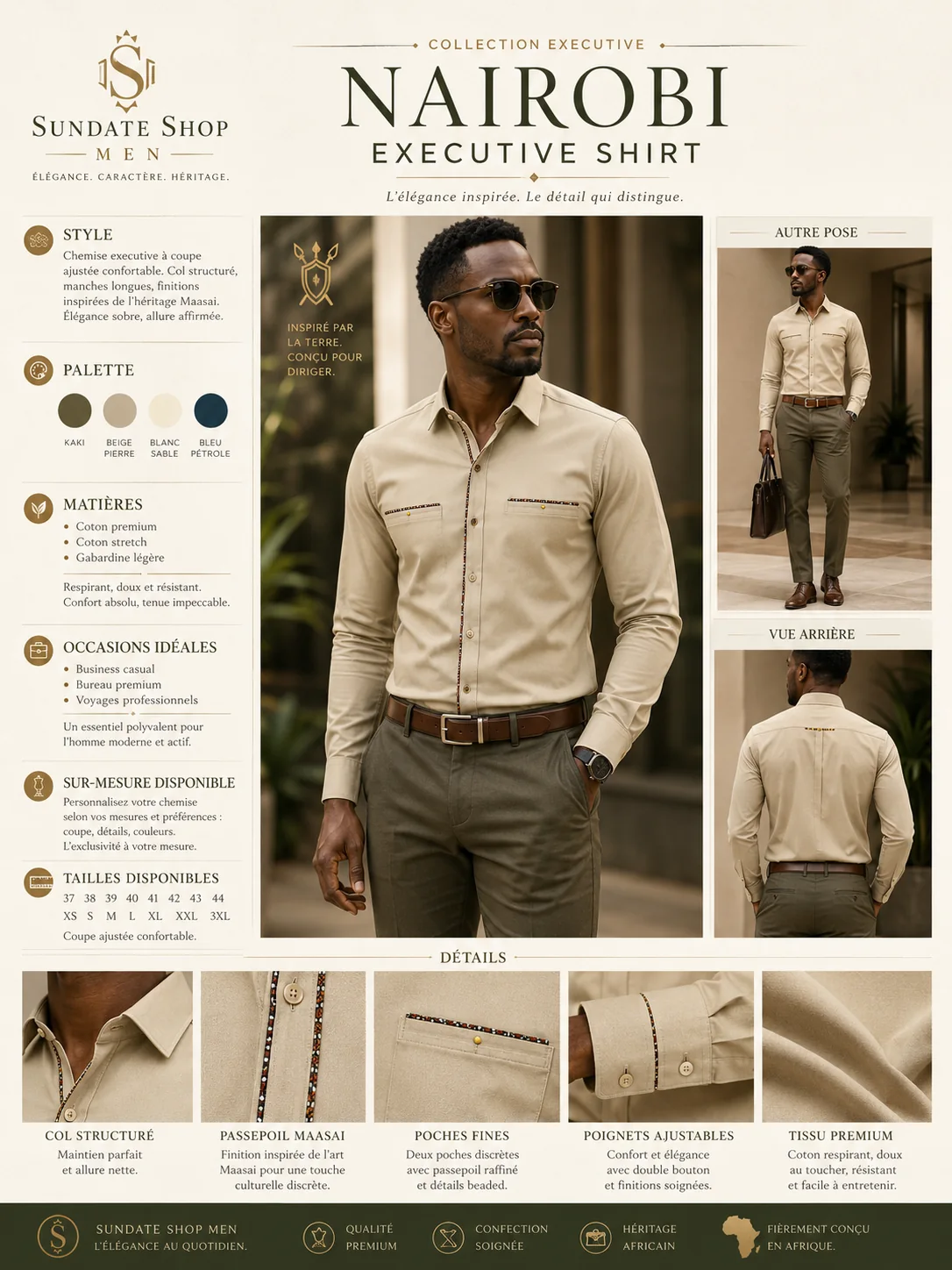 Nairobi Executive Shirt — Variante — SC-077