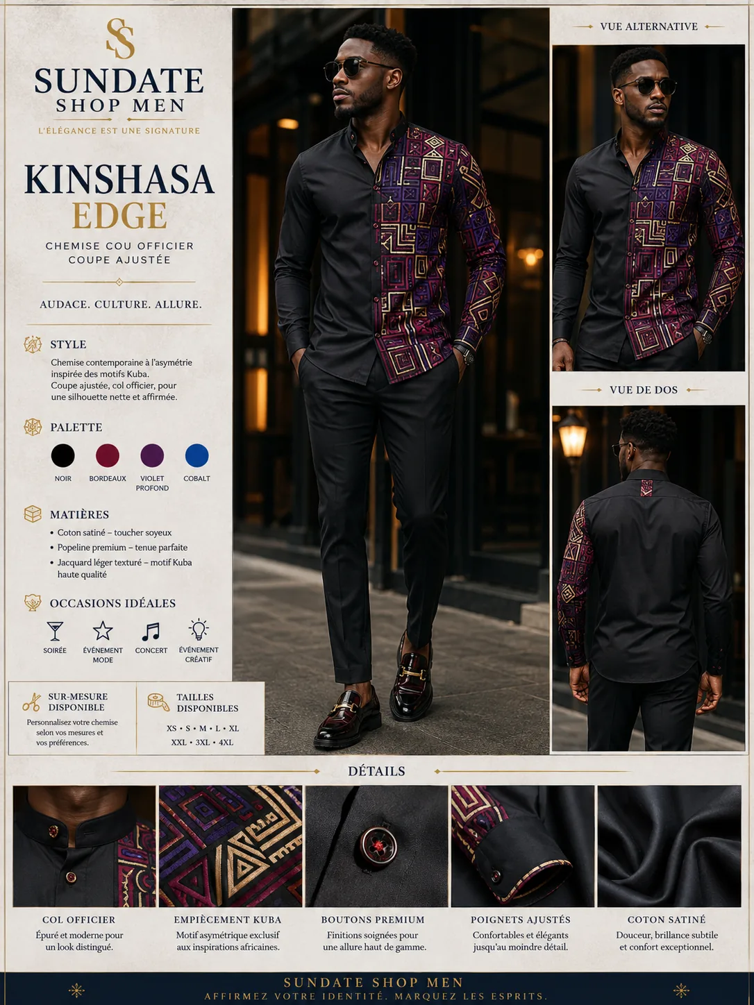 Kinshasa Edge — Sundate Shop