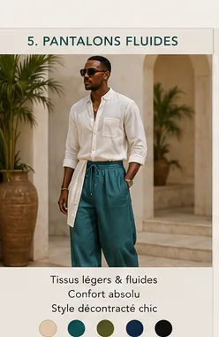 Pantalon Fluide Homme — Sundate Shop
