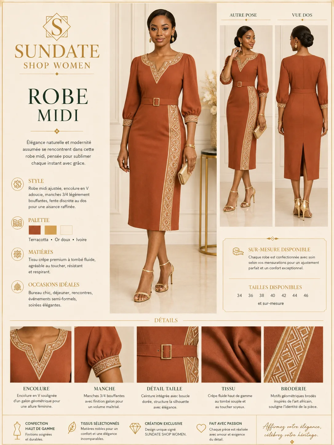 Robe Midi — Sundate Shop