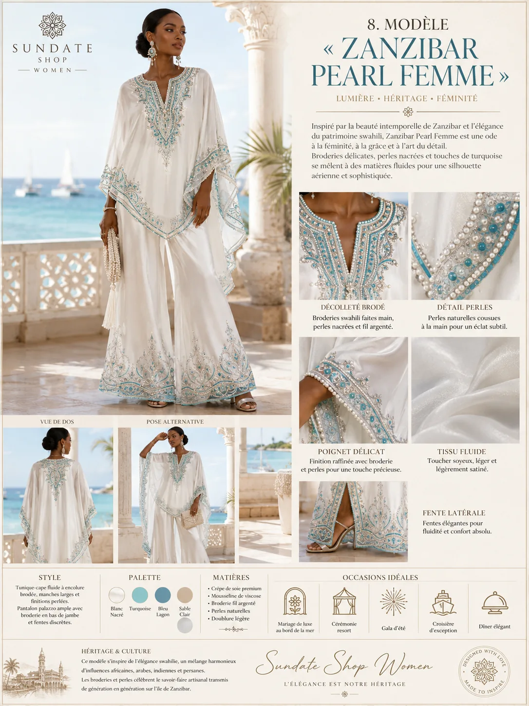 Zanzibar Pearl Femme — Sundate Shop